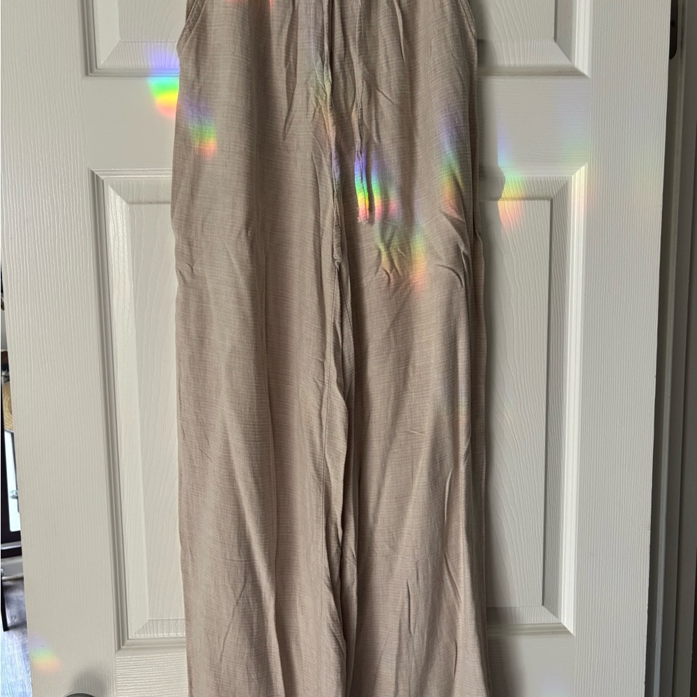H&M Tan Chinos Versatile Lightweight Pants